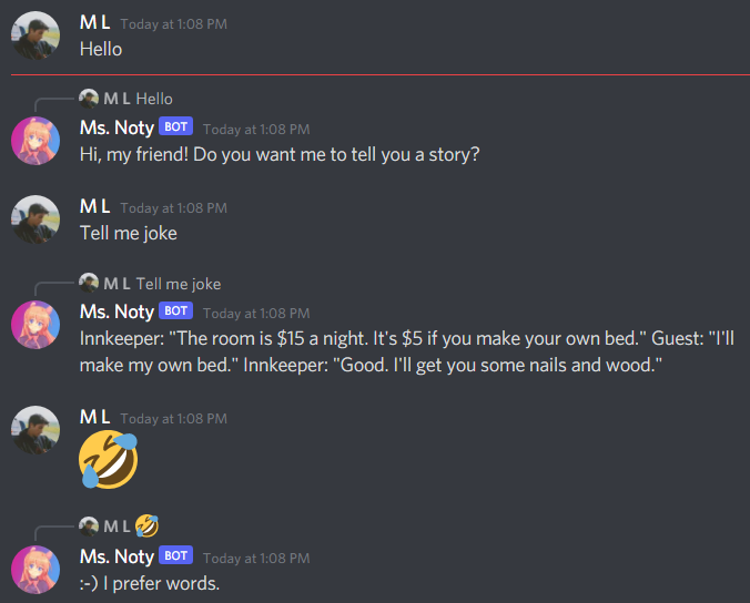 Picture Showing Chatbot
