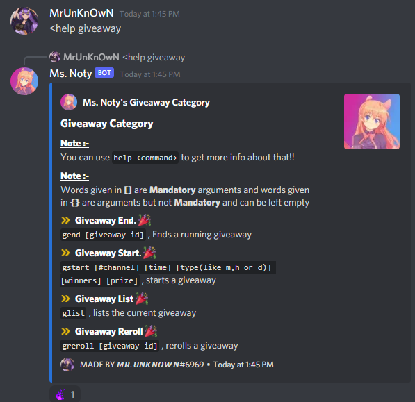 Picture Showing Giveaway System