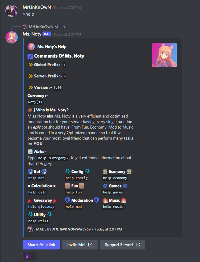 Preview of all features